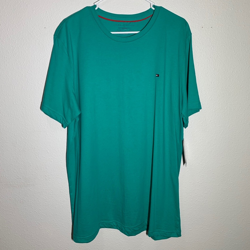 NWT Tommy Hilfiger Teal Basic Tee